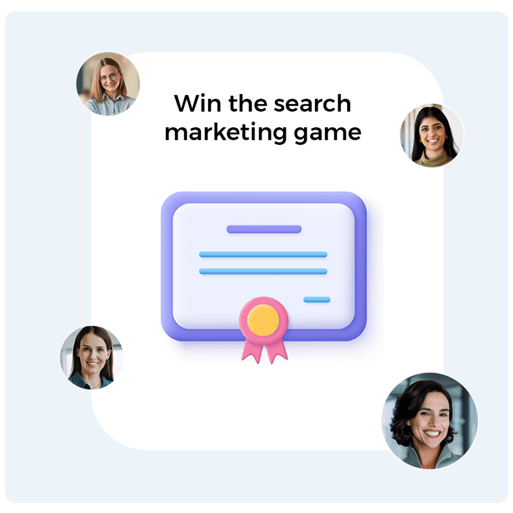 Win the search marketing image